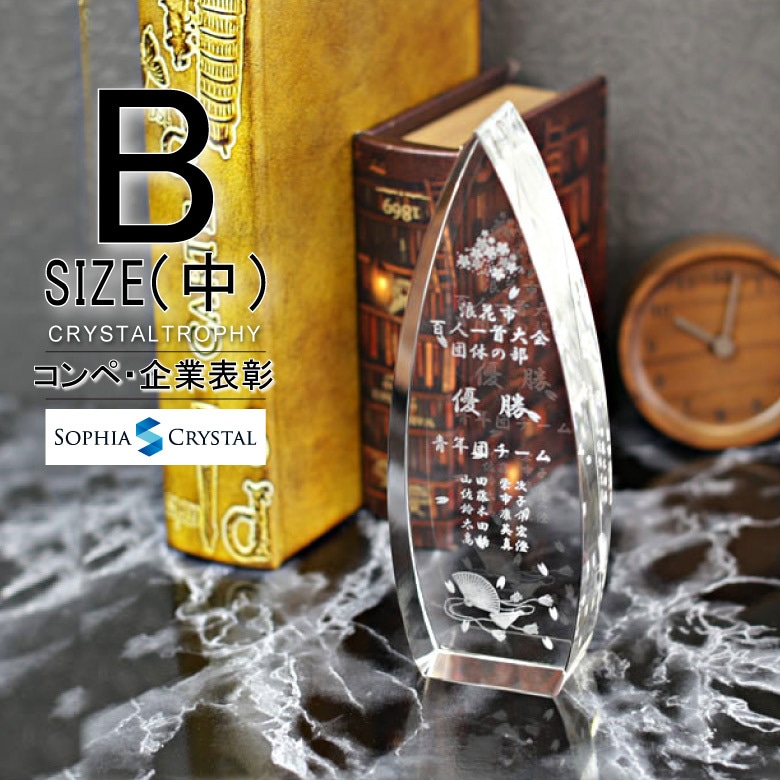 クリスタルトロフィー 【CR-24B】