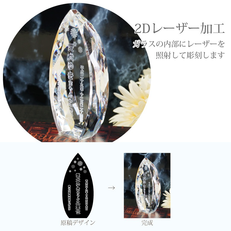 【クリスタル ペット位牌セットA】 KP-9-ASET（小）