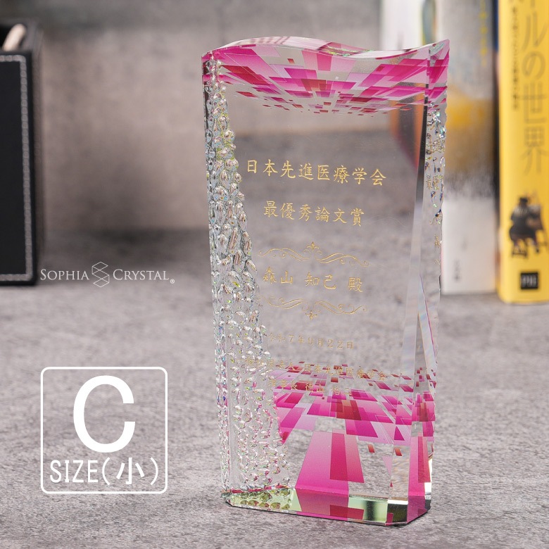 クリスタルトロフィー ホログラム付【CR-17C】