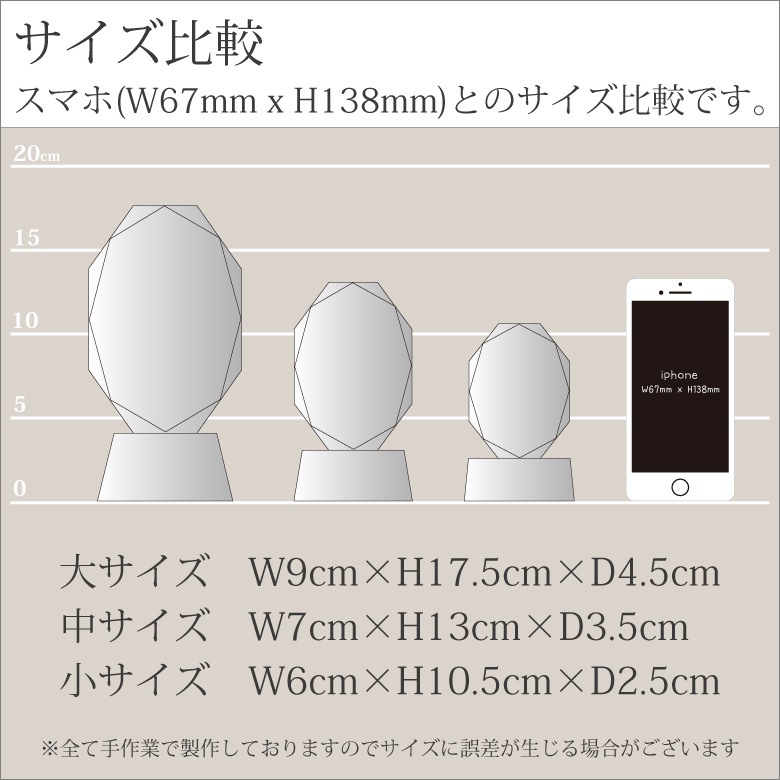 【クリスタル ペット位牌】 KP-2（小）