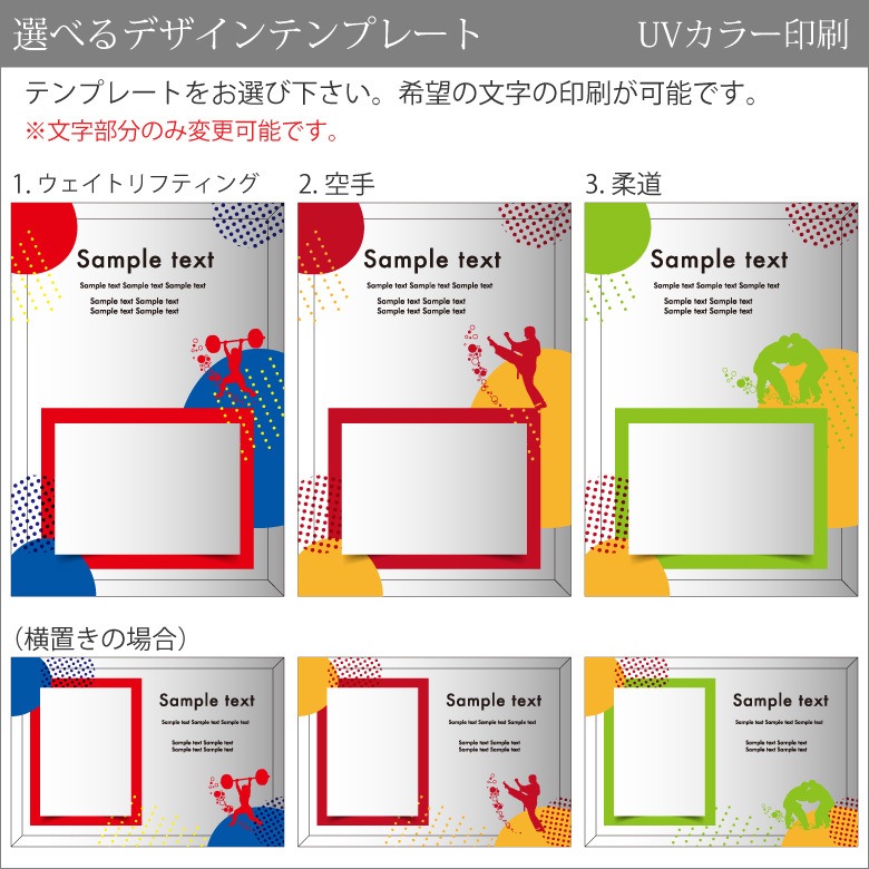 【スポーツ フォトフレーム】 体操 格闘技 DFS-1-sp3