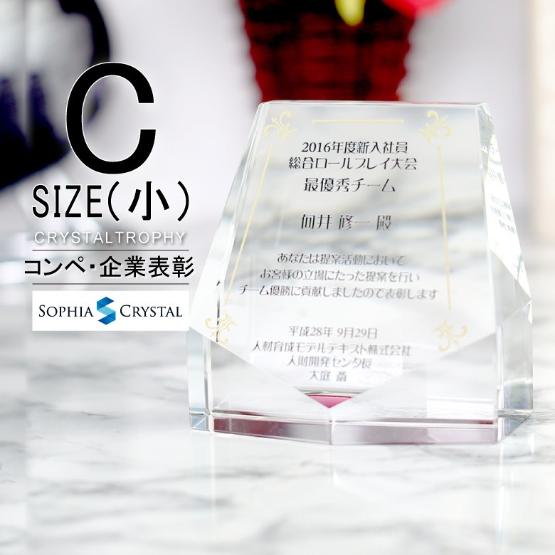 クリスタルトロフィー 【CR-15C】