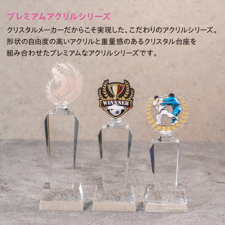 プレミアム アクリル トロフィー 【ART-3B】