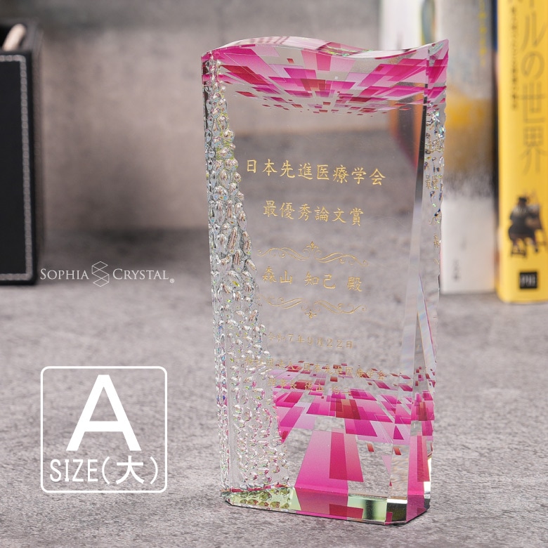 クリスタルトロフィー ホログラム付【CR-17A】