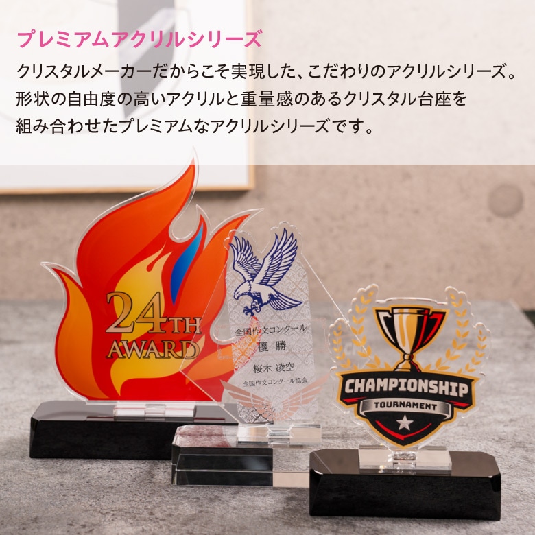 プレミアム アクリル 表彰盾 【ARP-1A】 | □アクリルシリーズ