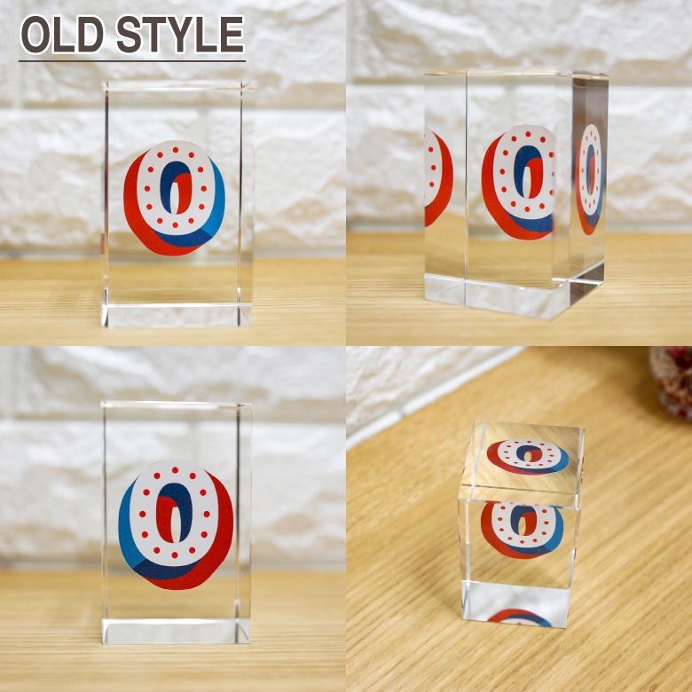 クリスタル イニシャルキューブ 【CB558-ic-c】