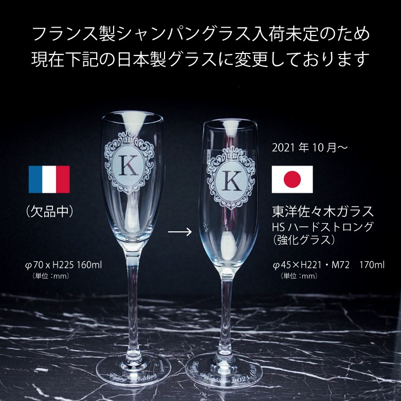 【名入れワイン＆グラスセット】シャンパーニュ・バロン・ド・ロスチャイルド・ブリュット