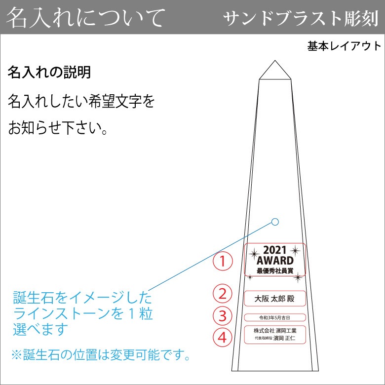 クリスタルトロフィー 【CR-30B】