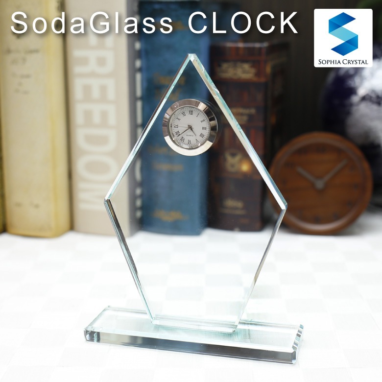 ガラス 時計 【DT-20大】