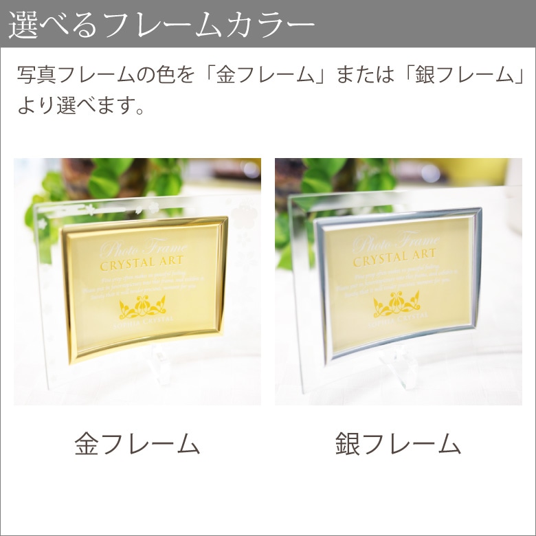 【ガラス フォトフレーム】 写真立て DF-4限定品