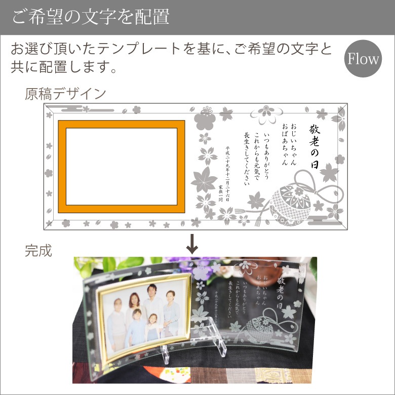 【ガラス フォトフレーム】 写真立て DF-4限定品