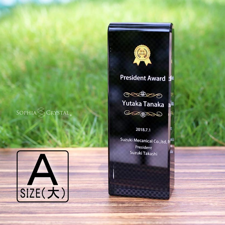 クリスタルトロフィー 【CR-33A】