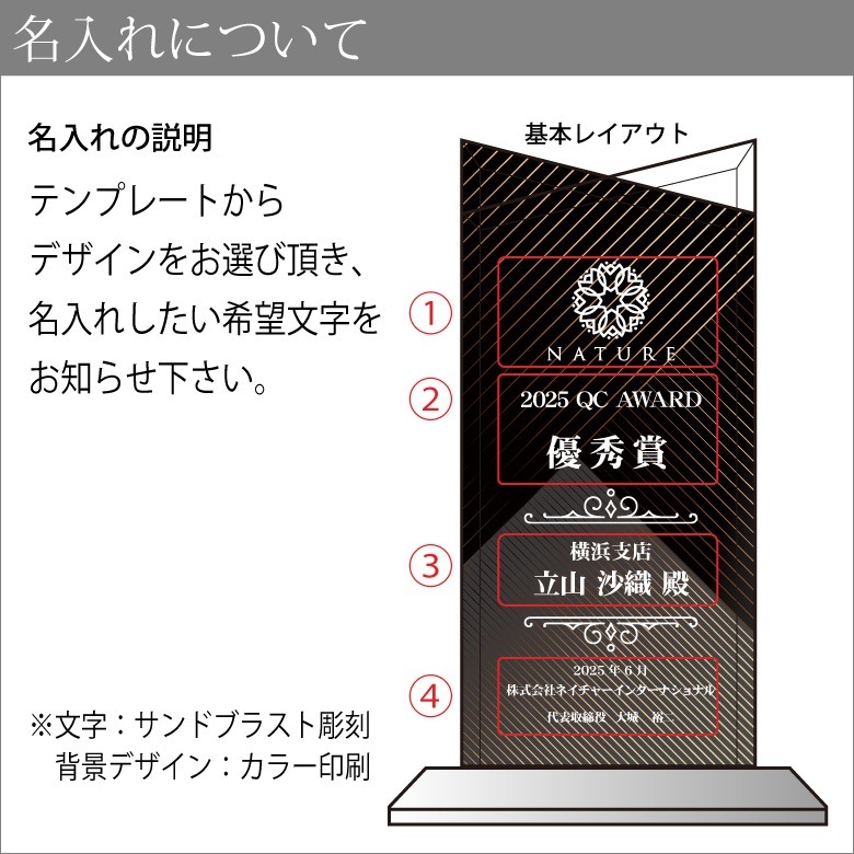 ブラックビューティー　トロフィー 【WCRB-40C】