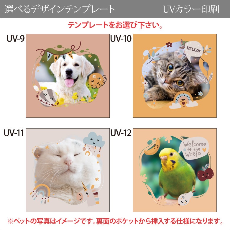 【ペット 思い出クリスタル フォトフレーム】 KP-25A-p