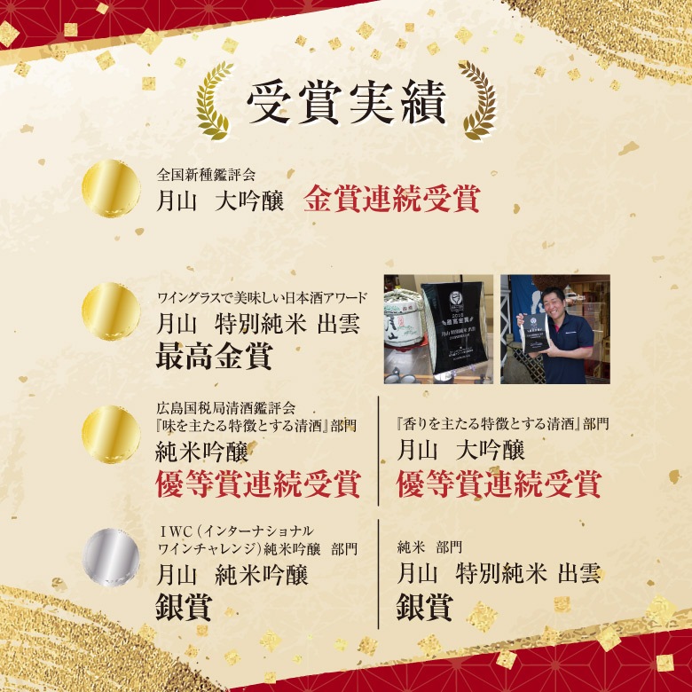 ●【お年賀 日本酒】月山 純米大吟醸