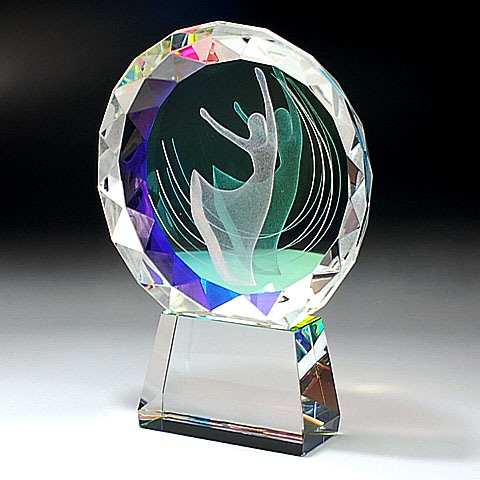 クリスタルトロフィー 勝利の女神 スポーツ 【807A】