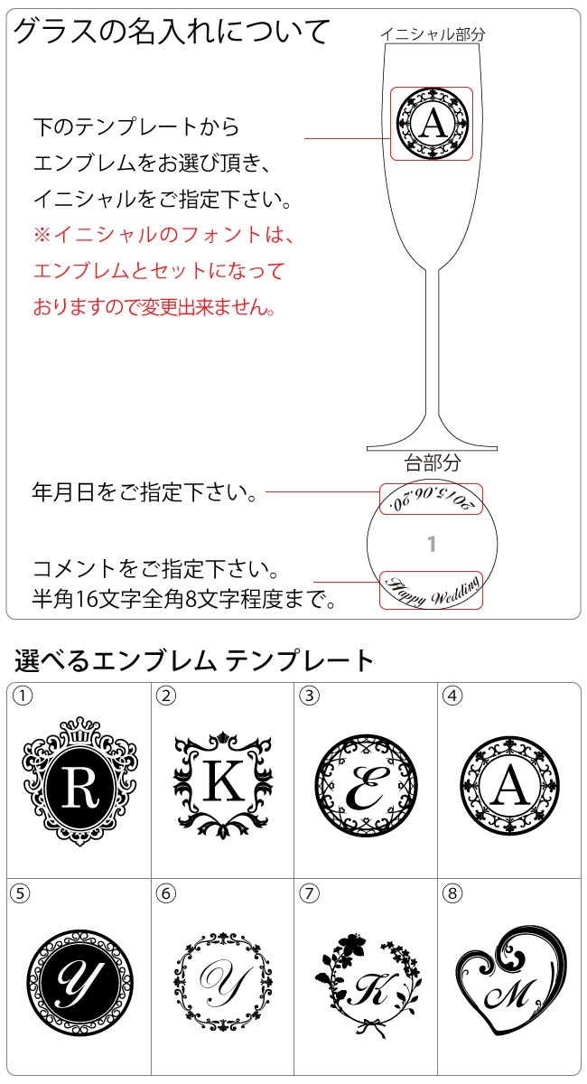 【名入れワイン＆グラスセット】 マバムグラシア/プラチナムフレグランス