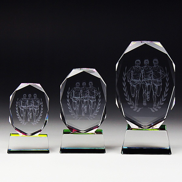 クリスタルトロフィー 陸上 スポーツ 【SS-4A】