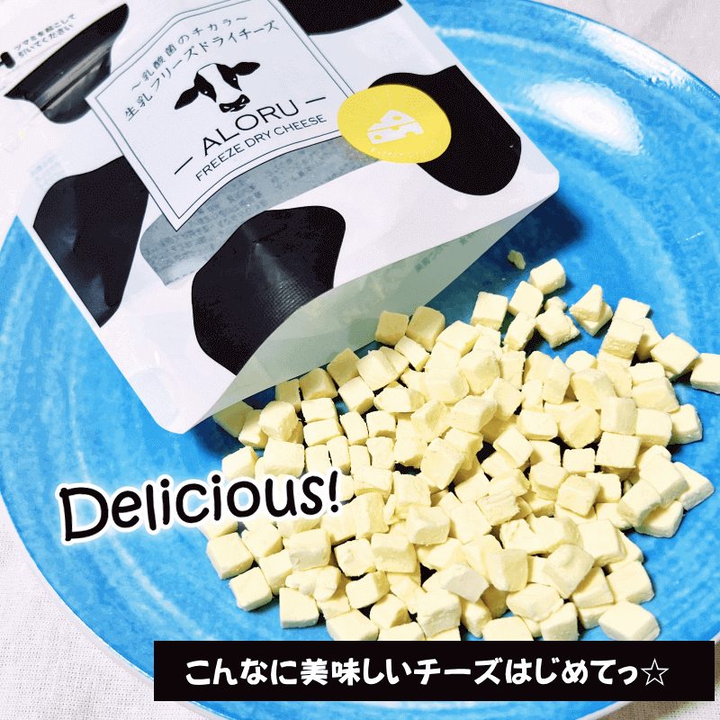 生乳フリーズドライチーズ