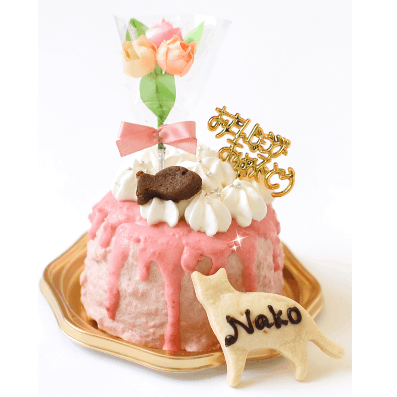 サーモンLover！ダブルDrip（猫用ケーキ）☆冷凍便 | 犬・猫用ケーキ