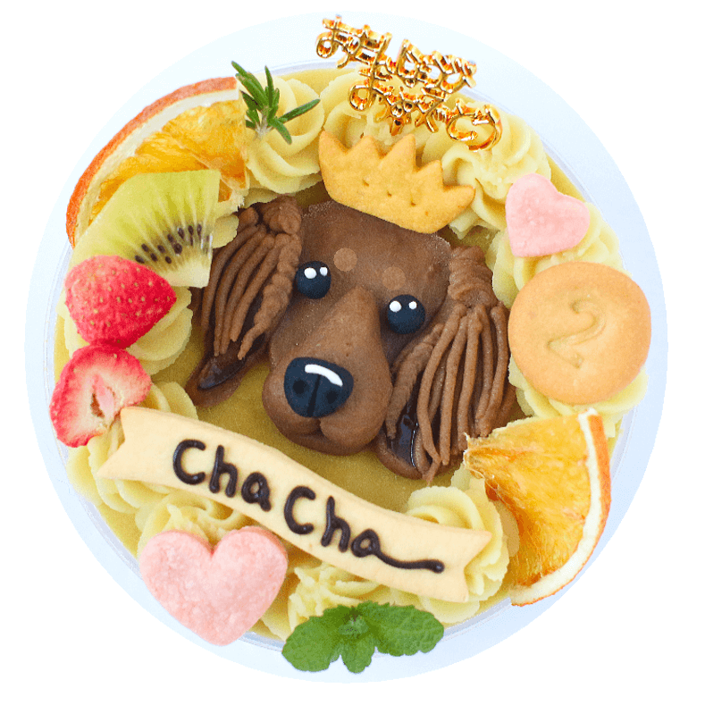 犬用似顔絵ケーキ（Scoopアレルギー対応）★冷凍便