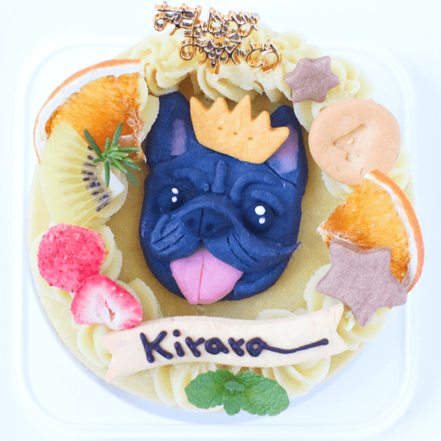 犬用似顔絵ケーキ（Decoアレルギー対応）★冷凍便