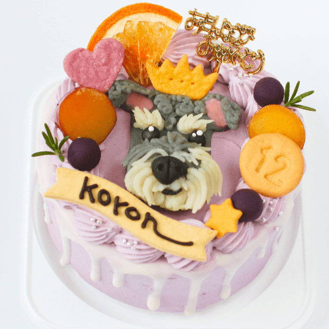 犬用似顔絵ケーキ（スペシャルDrip）★冷凍便