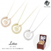 遺骨ペンダント 18K ロータス with ウィズ|宝石商が作った上質な逸品「ウィズ（With）」|遺骨ジュエリー