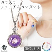 【フェア5％OFF】遺骨ペンダント ガラス フレーム サークル ペンダント ダイヤモンド付き ネックレス 遺骨ジュエリー 名入れ ANGEL PROMISE NR21006|ガラス遺骨ジュエリー「エン