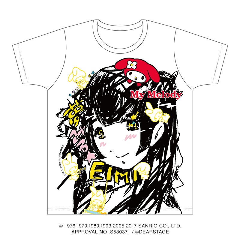 Tシャツ 成瀬瑛美 でんぱ組 Inc 愛 まどんな サンリオキャラクターズ Dspm公式通販 Tシャツ 成瀬瑛美 でんぱ組 Inc 愛 まどんな サンリオキャラクターズ Dspm公式通販