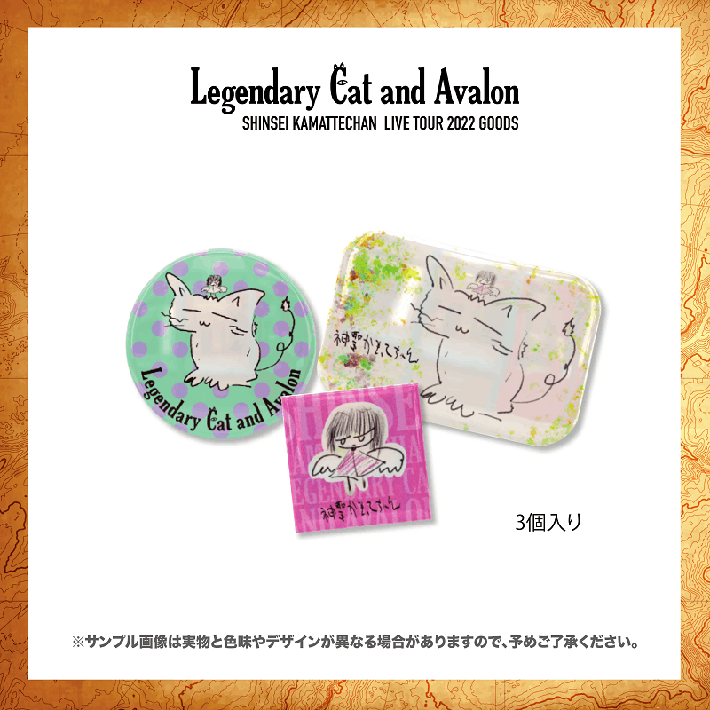 神聖かまってちゃん/伝説の猫とアヴァロンツアー 缶バッジセット DSPM公式通販 神聖かまってちゃん/伝説の猫とアヴァロンツアー 缶バッジセット DSPM公式通販