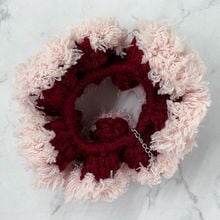 ピンク　小花柄　猫耳ニット帽　ハンドメイド　フリル　ガーリー　バレエコア ピンク 小花柄 猫耳ニット帽 ハンドメイド フリル ガーリー