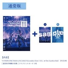 ��CYNHN��LIVE DVD��CYNHN ONE MAN LIVE 2025 November First -111�ס� The Garden Hal ���̾��ס�