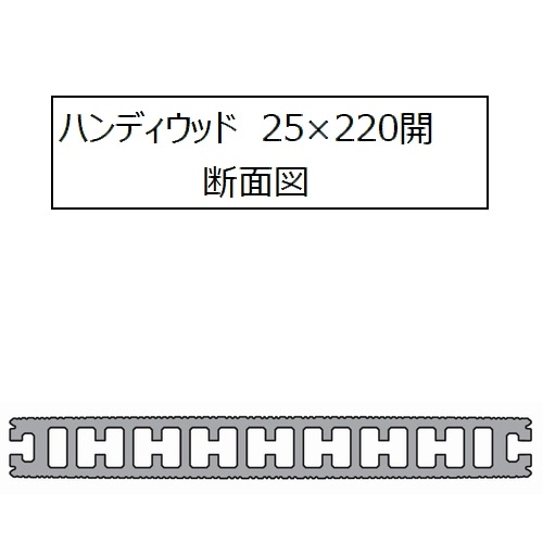 �ϥ�ǥ����åɥǥå��� 220����25��220��2000mm