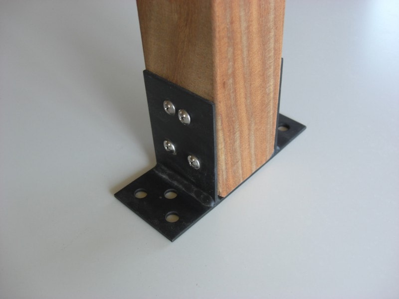 後付け金物90角用ビス込【何点でも送料1000円】 ｜ フェンス・パーゴラ