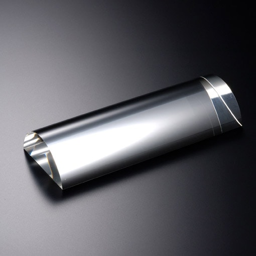 クリスタルブロック 半円柱  【クリア】