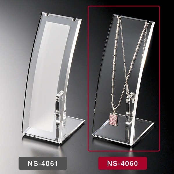 ネックレススタンド【RA】1本掛　カラー：クリア