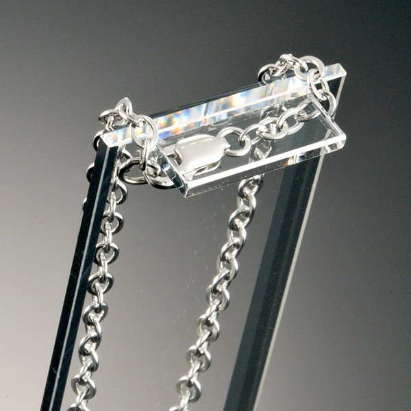 ネックレススタンド【LV】1本掛　カラー：クリア