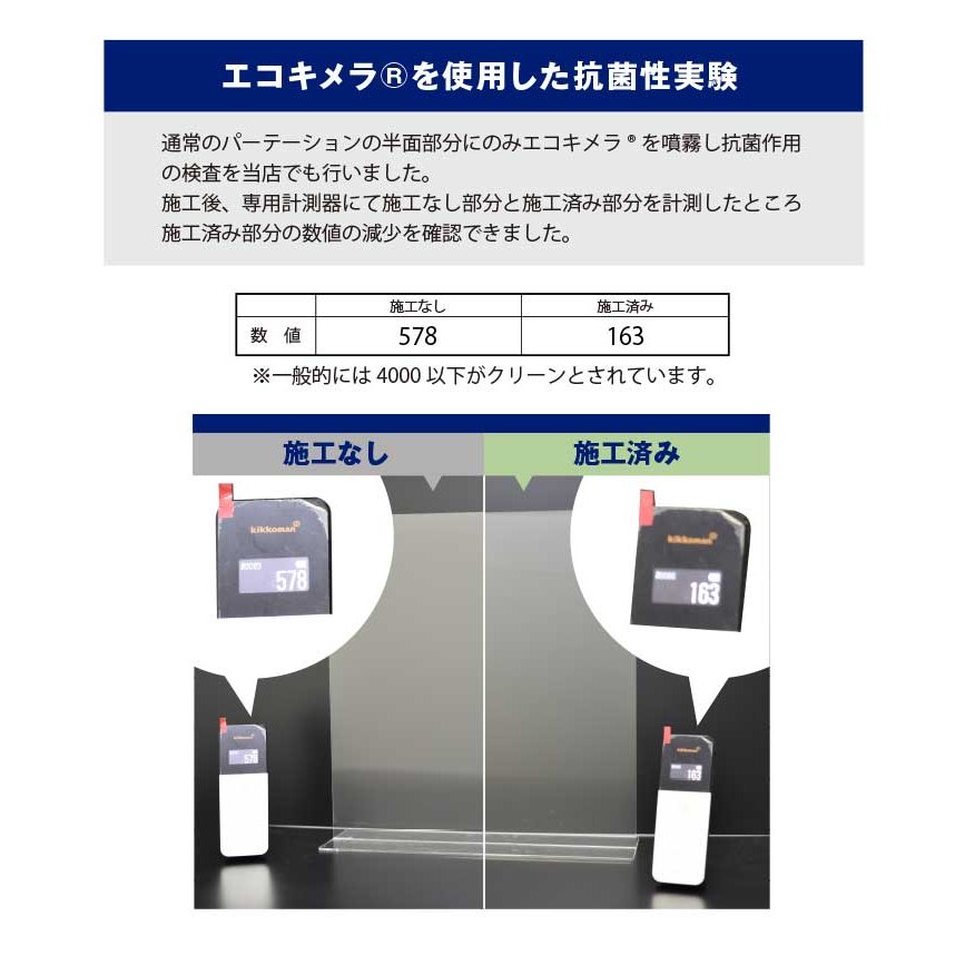 アクリル抗菌パーテーション　W400*H450*D120　ＴK1-4045C