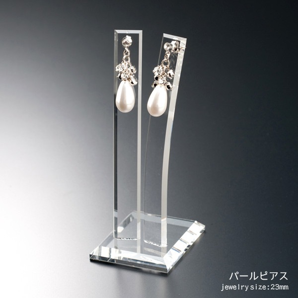 ピアススタンド【クレッセントE】カラー：クリア