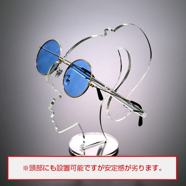 サングラススタンド【人型シリーズ03】少女 ポニーテールタイプ