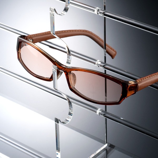 卓上型サングラススタンド【Hワイドタイプ】ダブル6枚掛