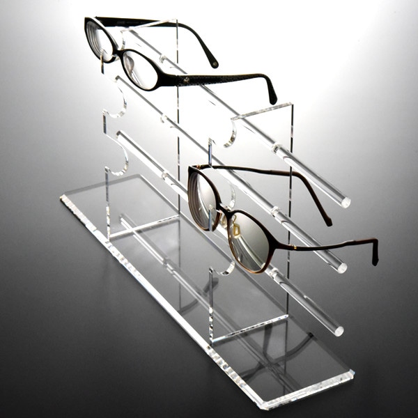 卓上型サングラススタンド【Hワイドタイプ】ダブル6枚掛
