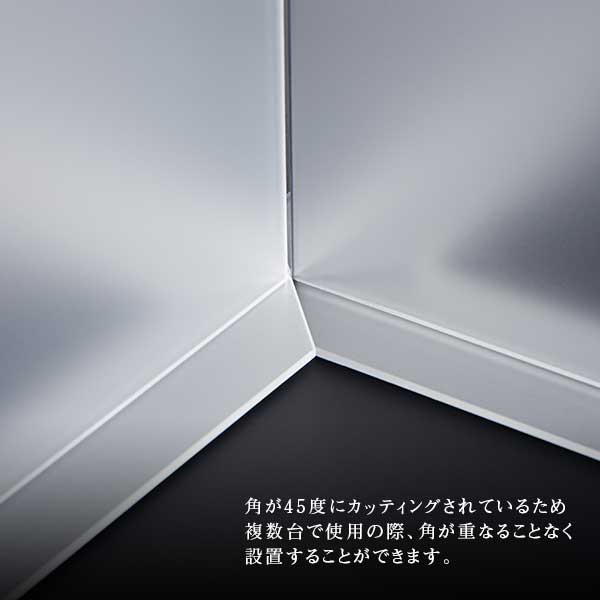 クロスパーテーション クリアマット仕様 W600*H450*D120【ウイルスの飛沫感染防止対策に！】感染対策 飛沫 ガード 感染予防 対策 仕切板 パーティション アクリル