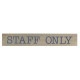���ƥ�쥹�ץ졼�� ST-D 001 Ǵ��ơ����� W300mm��H50mm HCP��STAFF ONLY��������ץ졼�ȡ��ޥ󥷥�󡿥��ѡ��ȡ��ۥƥ롿�����ȥϥ���