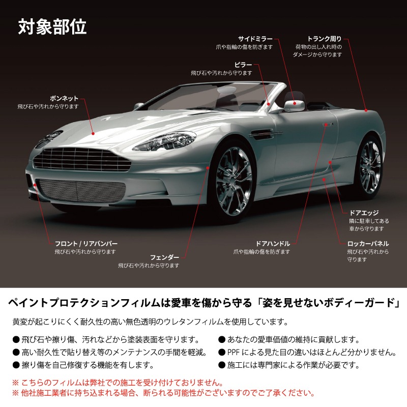 3M PPF200 Gloss �ڥ���ȥץ��ƥ������ե���� PPF �ץ����꡼�� 200 �������ʸ�������� �����å������� 1829mm����15.2m���� �ܥ�ͥå� ������ �ܥǥ� ���� ���ɻ�