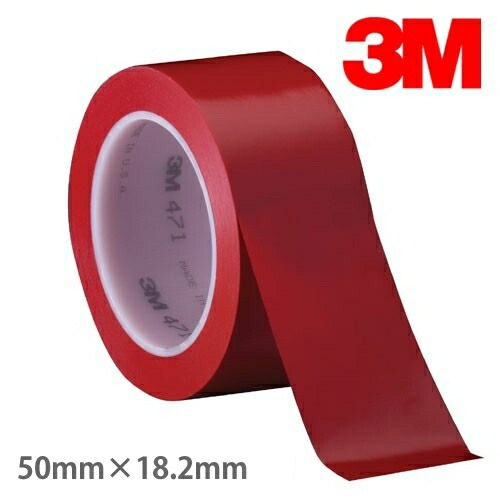 3M �ץ饹���å��ե����ơ��� 471 �� 50mm����18.2m�� ������ �� 471 RED 50X18 R���饤��ơ��ס��ΰ�ۡ����졿���ܥ���