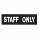 �������ޥåȥ֥�å��ץ졼�� ACMB-A-021 Ǵ��ơ����� W100mm��H30mm HCP�����Ȱ���STAFF ONLY��������ץ졼�ȡ��ޥ󥷥�󡿥��ѡ��ȡ��ۥƥ롿�����ȥϥ���