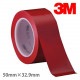 3M �ץ饹���å��ե����ơ��� 471 �� 50mm����32.9m�� ������ �� 471 RED 50X32 R���饤��ơ��ס��ΰ�ۡ����졿���ܥ��� ���������ǥ������� �� ������