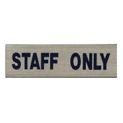 ���ƥ�쥹�ץ졼�� ST-A 021 Ǵ��ơ����� W100mm��H30mm HCP�����Ȱ���STAFF ONLY��������ץ졼�ȡ��ޥ󥷥�󡿥��ѡ��ȡ��ۥƥ롿�����ȥϥ���